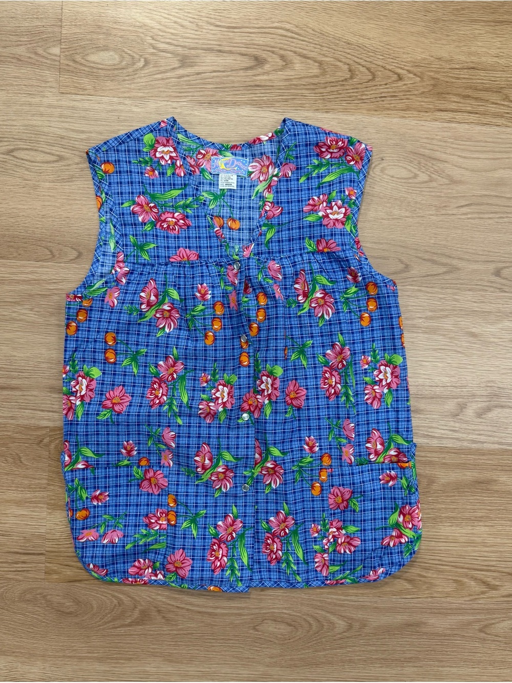 Moon Dance floral Smock Apron Size M